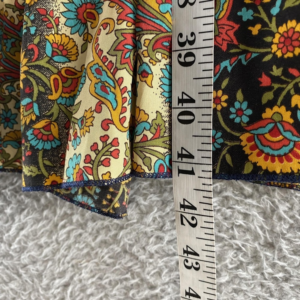 Earthbound Maxi Skirt / Dress Womens Medium Paisley Boho Patchwork Festival - Picture 7 of 13